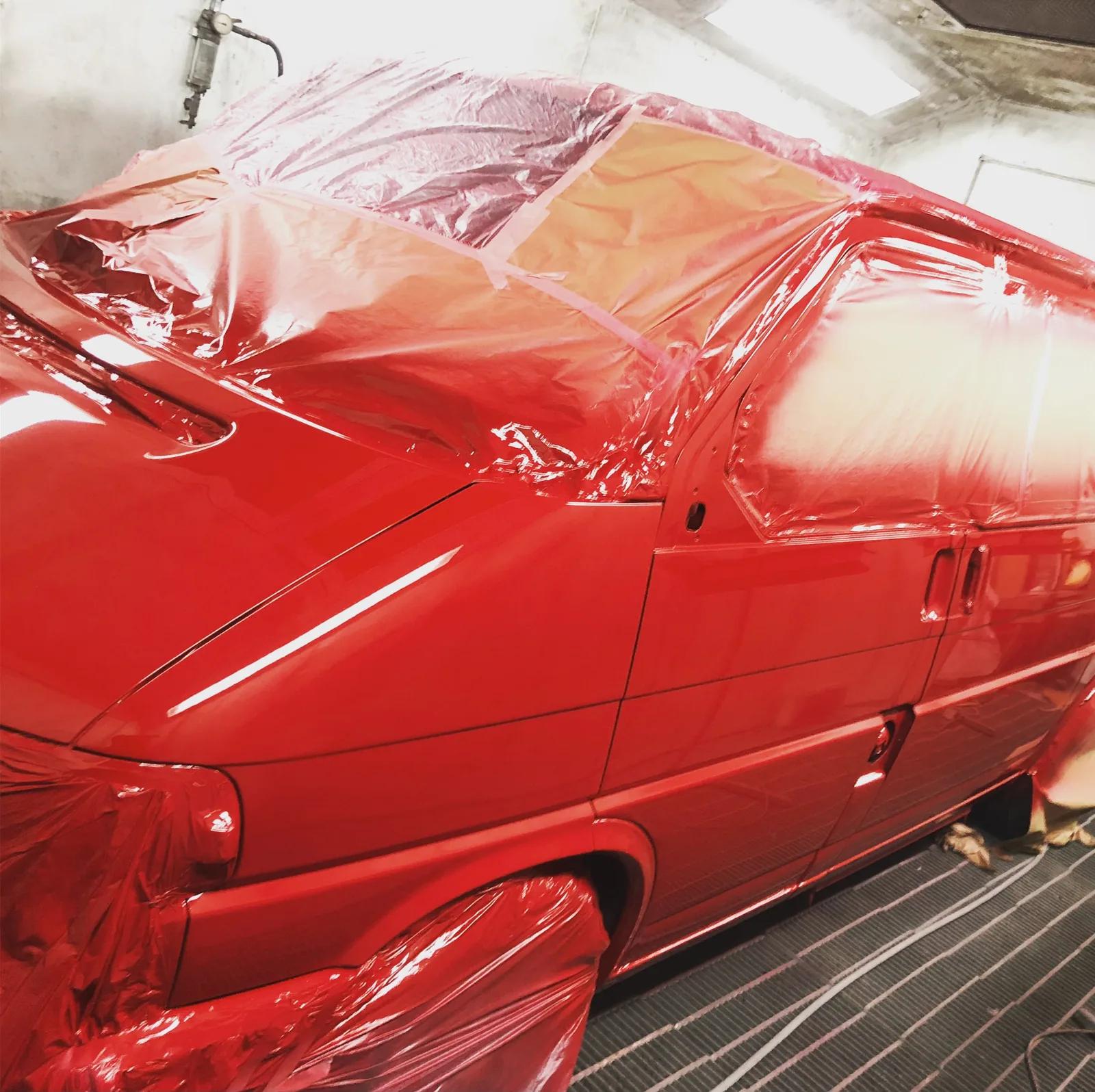 VW T2 camper van restoration bodywork and paint at Welch Automotive